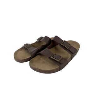 OshKosh BGosh Brown Buckle Strap Boys Sandals Size 3M